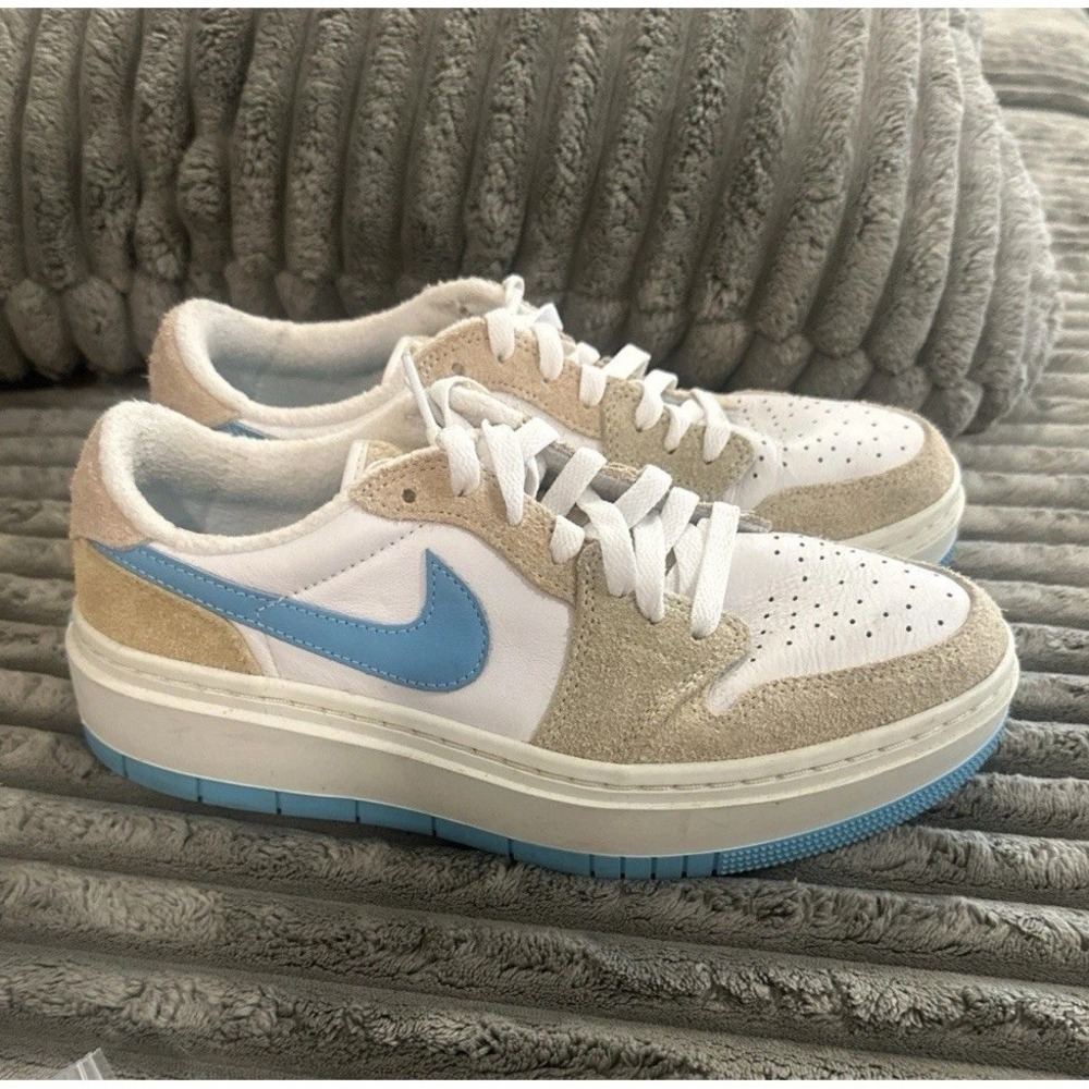 Nike Women's Air Jordan 1 Elevate Low SE University Blue Tan Size 9W